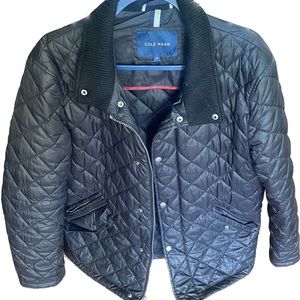 Cole Haan quilted jacket Black